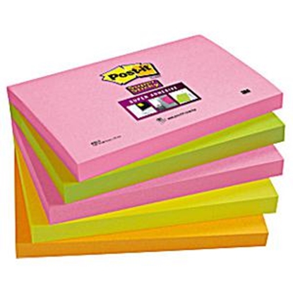 Picture of Līmlapiņas 76x127mm/90l. asorti 5gab Super Sticky