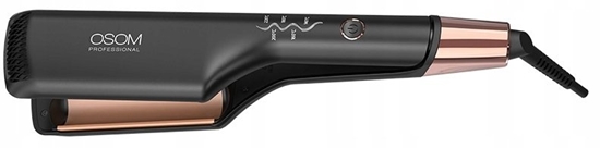 Изображение Lokówka Osom Professional Szczypce do stylizacji wosów OSOM Professional Double Barrel Waver Iron OSOMP8702 rednica fal pytek 25 mm