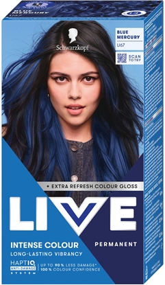 Изображение LOreal Paris SCHWARZKOPF_Live Intense Colour farba do wosów U67 Niebieski Merkury