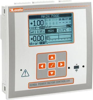 Picture of Lovato Electric Automatyczny regulator wspóczynnika mocy do ukadów 1f i 3f n/n i s/n (DCRG8)