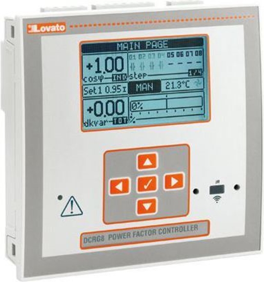 Изображение Lovato Electric Automatyczny regulator wspóczynnika mocy do ukadów 1f i 3f n/n i s/n (DCRG8)