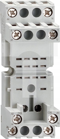 Picture of Lovato Electric Gniazdo do przekaników przemysowych 4 C/O, bez obejmy wyrzutnikowej, zaciski rubowe