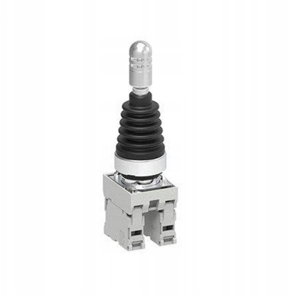 Picture of Lovato Electric Joystick dwukierunkowy metalowy z samopowrotem, w komplecie adapter i 2 styki 22mm 1Z LPSJ200