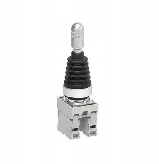 Picture of Lovato Electric Joystick dwukierunkowy metalowy z samopowrotem, w komplecie adapter i 2 styki 22mm 1Z LPSJ200