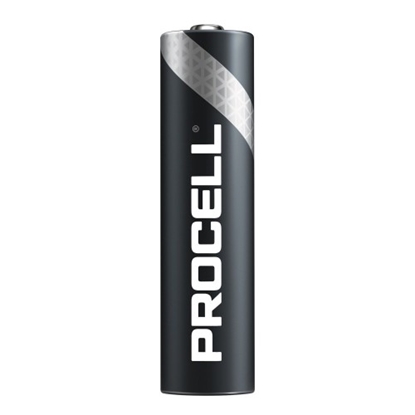 Attēls no LR03/AAA baterija 1.5V Duracell Procell INDUSTRIAL serija Alkaline PC2400 1gb.