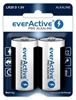 Picture of LR20/D baterijas 1.5V everActive Pro Alkaline MN1300/E95 iepakojumā 2 gb.