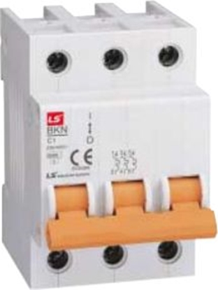 Изображение LSiS Wycznik nadprdowy 3P B 63A 6kA AC BKN 3P B63A (06130078R0)