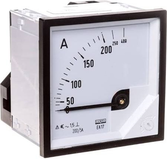 Picture of Lumel Amperomierz analogowy tablicowy 200/400A do przekadnika 200/5A 72x72mm IP50 C3 K=90 st. (EA17N F41800000000)