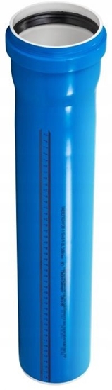 Изображение Magnaplast Rura  kanalizacji  UdBEM 160x4.9x3000 ULTRA-dB niskoszumowa niebieska