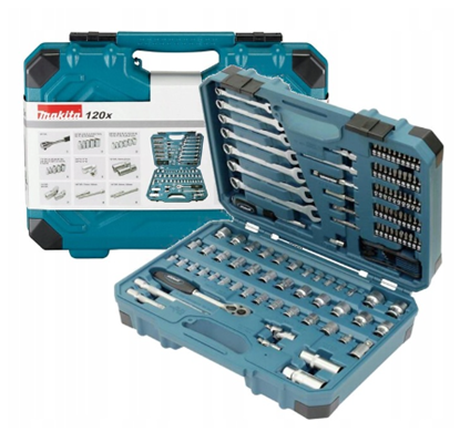 Attēls no Makita E-06616 Tool Set 120 tools