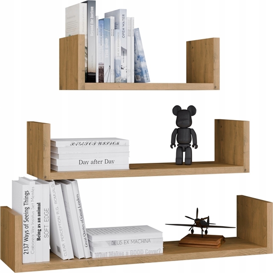 Изображение Malys Group Póka Wiszca MOBI 3P Komplet 3x  Nowoczesne Póki cienne DB ARTISAN