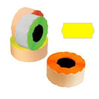 Picture of Marķēšanas lente 26 x 12mm, dzeltena, 1000 uzlīmes rullī