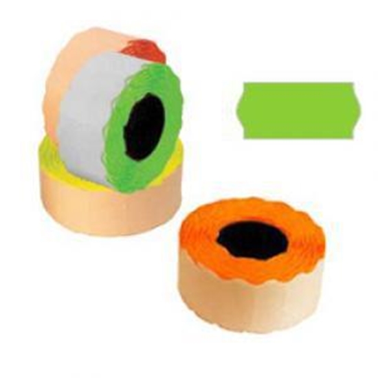 Picture of Marķēšanas lente 26 x 12mm, zaļa, 1000 uzlīmes rullī