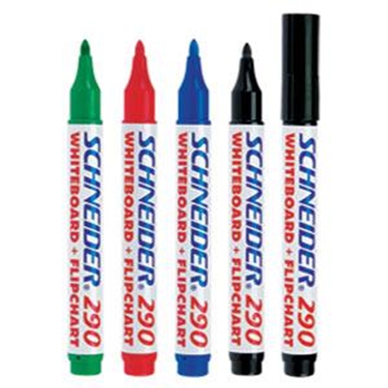 Picture of Marķieru komplekts 290, 4 krāsas, Schneider