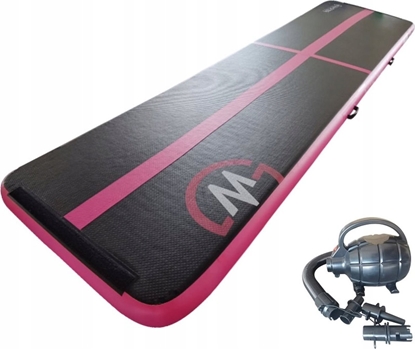 Picture of Master AirTrack Dmuchana Mata Gimnastyczna MASTER 500 x 100 x 10 cm Black-Pink