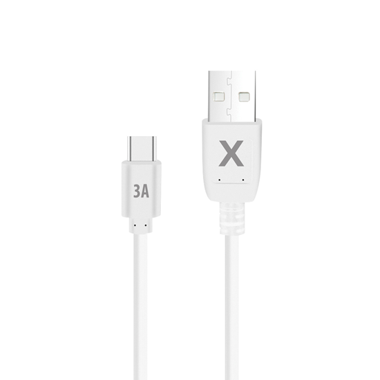 Изображение Maxlife cable USB - USB-C 2,0 m 3A white