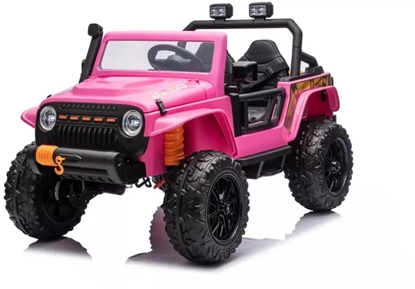 Picture of Memorysolution Jeep Monster WXE1688 róowy 24V 4x4 800W Jazda z Rodzicem