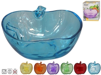 Picture of Microsoft Szklana miska w ksztacie jabka 12 5 x 13 x 4 7 cm 6 kolorów KITCHEN&GO 8445393260242 (8445393260242)