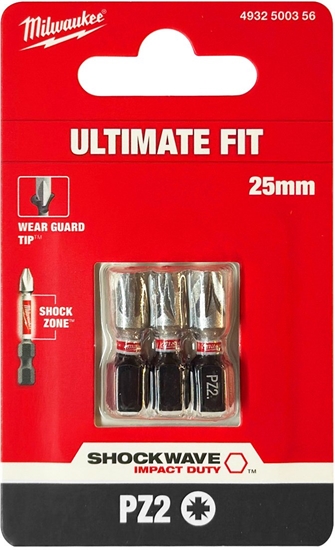 Picture of Milwaukee MILWAUKEE KOCÓWKA PZ2 x 25mm/ 3szt. ShW