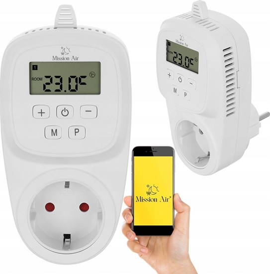 Picture of Mission Air Gniazdkowy regulator temperatury termostat WIFI