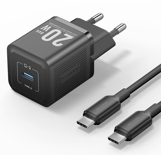 Picture of MOBILE CHARGER WALL USB +CABLE/20W TZ-FEPB0-EU-01 VENTION