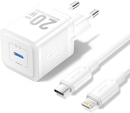 Attēls no MOBILE CHARGER WALL USB-C/20W TZ-FEPW0-EU-02 VENTION