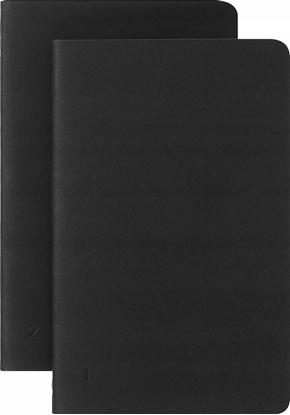 Picture of Moleskine Zestaw 2 zeszytów MOLESKINE Smart Cahier, P, 9x14cm, w linie, czarny