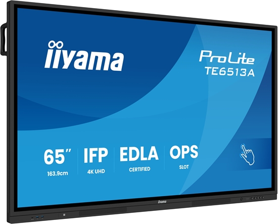 Picture of Monitor iiyama IIYAMA 163.9cm(65") TE6513A-B2AG 16:9 Touch 2xHDMI+2xUSB-C wysyka kurierska
