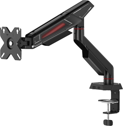 Изображение Monitora stiprinājums Savio 17" - 40" Gas spring monitor desk mount
