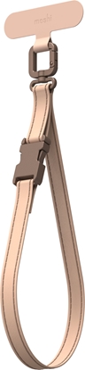 Picture of Moshi 2-in-1 Wrist & Body Strap with Adapter - Smycz ze skóry do telefonu (Milktea Brown)