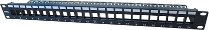 Изображение Multimedia Connect UNLOADED 24 P PANEL BC 1U ONLY FOR UNSHEILDED JACK