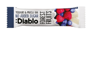 Picture of Musli batoniņš DIABLO, ar meža augļu un jogurtu garšu, bez cukura, 30g