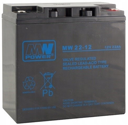 Attēls no MW Power Akumulator AGM MW 22-12 12V22Ah Gwarancja wewntrzna