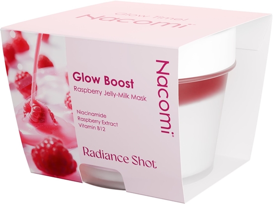 Picture of Nacomi NACOMI_Jelly-Milk Mask Skin Glow Boost maseczka do twarzy Raspberry 80ml