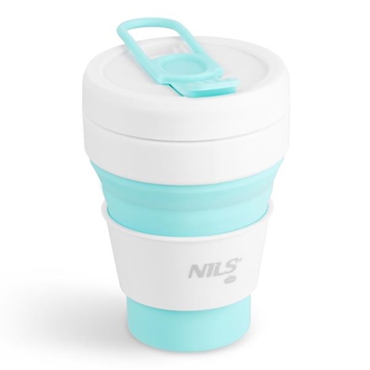 Picture of NC4103 Silikona salokāmā krūze 355ml piparmētru Nils Camp