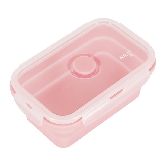 Picture of NC4105 Salokāms pusdienu kastes/trauks, rozā, 500 ml, Nils Camp