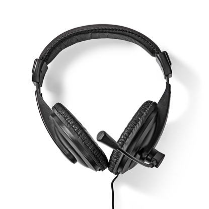 Attēls no Nedis On-ear austiņas ar mikrofonu, melnas