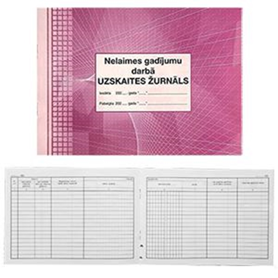 Picture of Nelaimes gadījumu darbā uzskaites žurnāls A5Ž 48