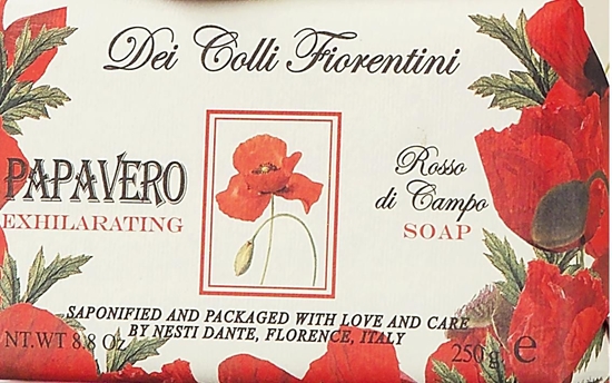 Изображение Nesti Dante Dei Colli Fiorentina Triple Milled Vegetal Soap Papavero 250 g