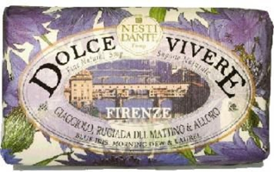 Picture of Nesti Dante Dolce Vivere Blue Iris, Morning Dew Laurel mydo toaletowe 250g