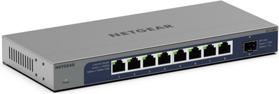 Изображение Netgear GS108X Unmanaged L2 Gigabit Ethernet (10/100/1000) Grey