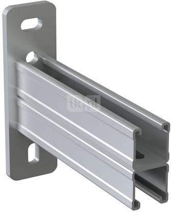 Attēls no Niczuk Konsola podwójna typ D-MF2,5 (41x82x2,5 mm) ze stopk d. 320 mm