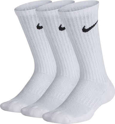 Изображение Nike Nike JR Cushioned 3Pak skarpety wysokie 100 : Rozmiar - 39 - 42