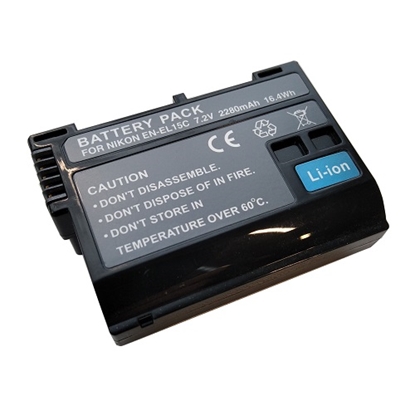Attēls no NIKON EN-EL15C Battery, 2280mAh