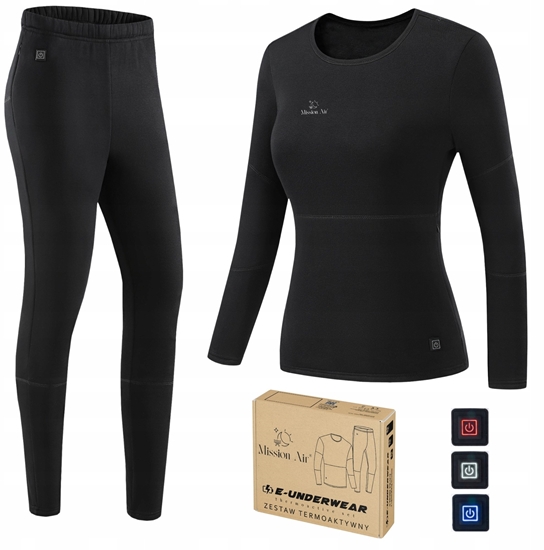 Picture of Nils Extreme E-UNDERWEAR WOMAN bielizna damska termoaktywna podgrzewana zestaw roz.L