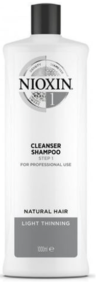 Изображение Nioxin Systems Shampoo, System 1 1000ml in Clear