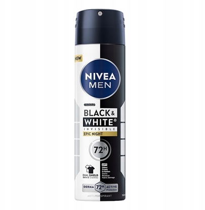 Изображение Nivea NIVEA_Men Black&White Invisible Epic Night antyperspirant w sprayu 72h 150ml