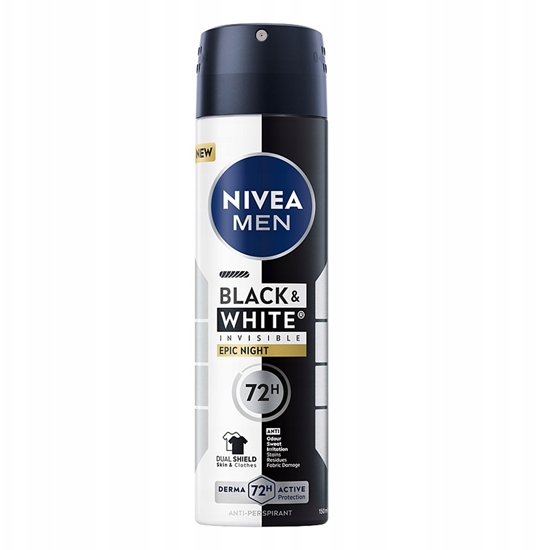 Изображение Nivea NIVEA_Men Black&White Invisible Epic Night antyperspirant w sprayu 72h 150ml