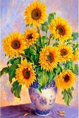 Изображение Norimpex Mozaika diamentowa Soneczniki 40x30cm