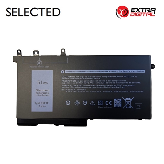 Picture of Notebook Battery DELL D4CMT, 51Wh, Extra Digital Selected
